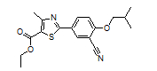 2-(3-Cyano-4-isobutoxyphenyl)-4-methy l-1,3-thiazole-5-carboxylate