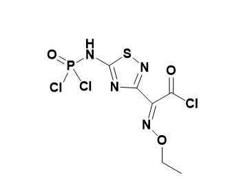2-(5-二氯磷酰氨基-1,2,4-噻二唑-3-基)-2(Z)-乙氧基亚氨基乙酰氯