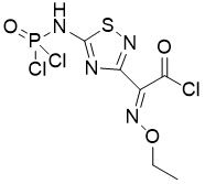 2-(5-二氯磷酰氨基-1,2,4-噻二唑-3-基)-2(Z)-乙氧基亚氨基乙酰氯 