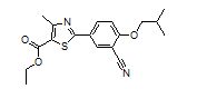 2-(3-Cyano-4-isobutoxyphenyl)-4-methy l-1,3-thiazole-5-carboxylate