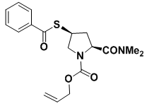 (2S,4S)-N,N-二甲基-1-烯丙氧羰基-4-苯甲酰硫基-2-吡咯烷甲酰胺