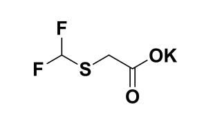 Difluoromethylsulfanyl acetic acid potassium